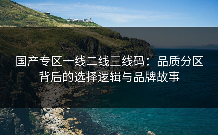 国产专区一线二线三线码：品质分区背后的选择逻辑与品牌故事